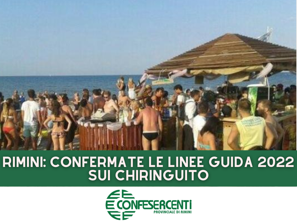 Al momento stai visualizzando RIMINI: confermate le linee guida 2022 sui chiringuito