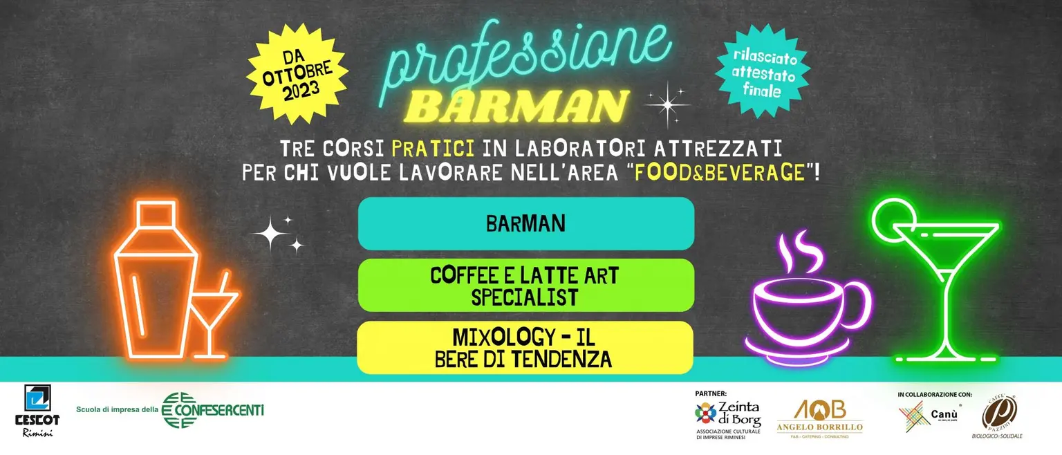 Scopri di più sull'articolo PROFESSIONE BARMAN!