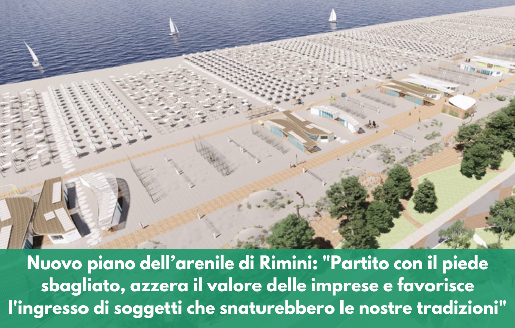 Scopri di più sull'articolo Piano dell’arenile di Rimini: una bocciatura nel metodo e nel merito