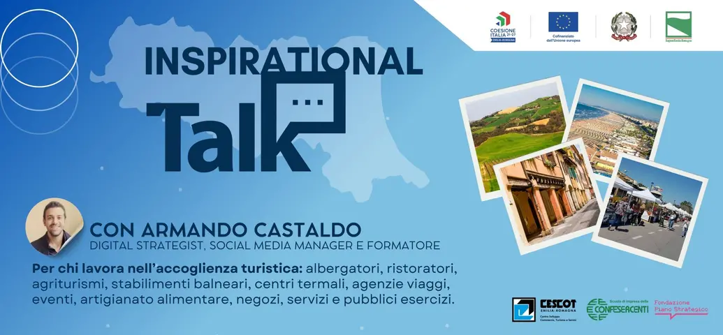 Al momento stai visualizzando Lunedì 19 maggio 2025 – Inspirational talk: il futuro dell’accoglienza turistica